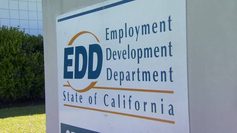 the EDD California name board